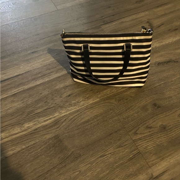 EUC♠️Kate Spade♠️ small striped nylon tote with/ crossbody strap - Picture 3 of 8